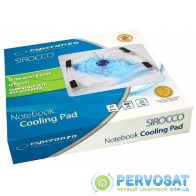 Подставка для ноутбука Esperanza Sirocco Notebook Cooling Pad to size 15.6" (EA105)
