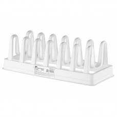 Підставка Ardesto для кришок, 35х15.2х11.7см, пластик, білий Підставка Ardesto для кришок, 35х15.2х11.7см, пластик, білий