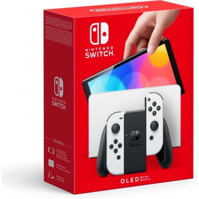 Ігрова консоль Nintendo Switch OLED (біла)