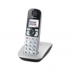 Радіотелефон DECT Panasonic KX-TGE510RUS, чорно-сріблястий Радіотелефон DECT Panasonic KX-TGE510RUS, чорно-сріблястий