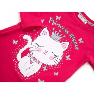 Плаття Breeze з котиком (14466-98G-pink)