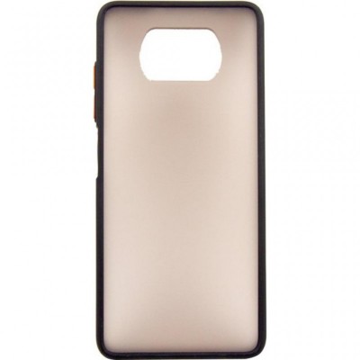Чохол до моб. телефона DENGOS Matt POCO X3, black (DG-TPU-MATT-68)