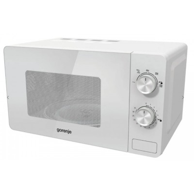 Мікрохвильова піч Gorenje, 20л, мех. управл., 800Вт, білий