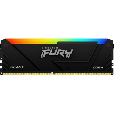 Пам'ять ПК Kingston DDR4 16GB KIT (8GBx2) 3600 FURY Beast RGB