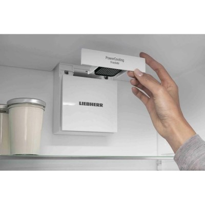 Холодильник Liebherr з нижн. мороз., 201.5x74.7х67.5, холод.відд.-346л, мороз.відд.-128л, 2дв., A++, NF, диспл внутр., сірий Холодильник Liebherr з нижн. мороз., 201.5x74.7х67.5, холод.відд.-346л, мороз.відд.-128л, 2дв., A++, NF, диспл внутр., сірий