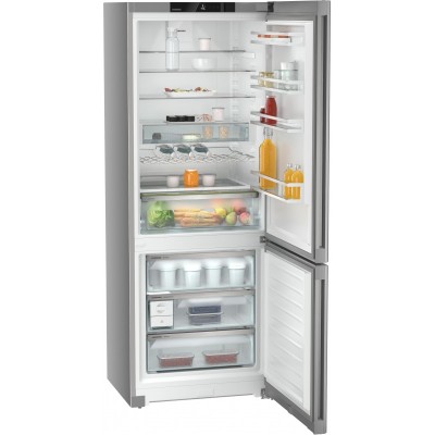 Холодильник Liebherr з нижн. мороз., 201.5x74.7х67.5, холод.відд.-346л, мороз.відд.-128л, 2дв., A++, NF, диспл внутр., сірий Холодильник Liebherr з нижн. мороз., 201.5x74.7х67.5, холод.відд.-346л, мороз.відд.-128л, 2дв., A++, NF, диспл внутр., сірий