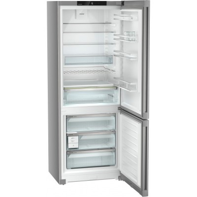 Холодильник Liebherr з нижн. мороз., 201.5x74.7х67.5, холод.відд.-346л, мороз.відд.-128л, 2дв., A++, NF, диспл внутр., сірий Холодильник Liebherr з нижн. мороз., 201.5x74.7х67.5, холод.відд.-346л, мороз.відд.-128л, 2дв., A++, NF, диспл внутр., сірий