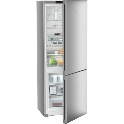 Холодильник Liebherr з нижн. мороз., 201.5x74.7х67.5, холод.відд.-346л, мороз.відд.-128л, 2дв., A++, NF, диспл внутр., сірий Холодильник Liebherr з нижн. мороз., 201.5x74.7х67.5, холод.відд.-346л, мороз.відд.-128л, 2дв., A++, NF, диспл внутр., сірий