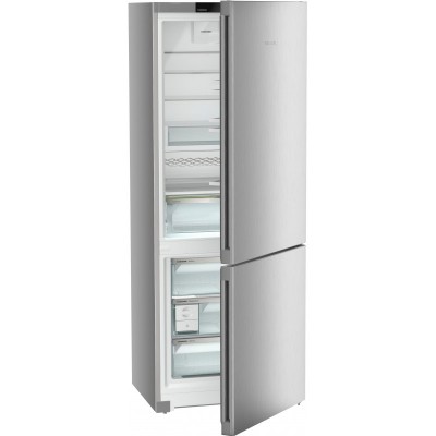 Холодильник Liebherr з нижн. мороз., 201.5x74.7х67.5, холод.відд.-346л, мороз.відд.-128л, 2дв., A++, NF, диспл внутр., сірий Холодильник Liebherr з нижн. мороз., 201.5x74.7х67.5, холод.відд.-346л, мороз.відд.-128л, 2дв., A++, NF, диспл внутр., сірий