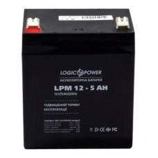 Батарея до ДБЖ LogicPower LPM 12В 5 Ач (3861) Батарея до ДБЖ LogicPower LPM 12В 5 Ач (3861)
