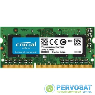 Модуль памяти для ноутбука SoDIMM DDR3 4GB 1866 MHz MICRON (CT51264BF186DJ)