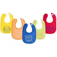 Слинявчик Luvable Friends 5 шт з малюнками тварин собачка, різнокольоровий (2088-blue) Слинявчик Luvable Friends 5 шт з малюнками тварин собачка, різнокольоровий (2088-blue)