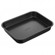 Форма для запікання м'яса Ardesto Gemini 37*29*5,5 см, сірий,голубий, вуглецева сталь