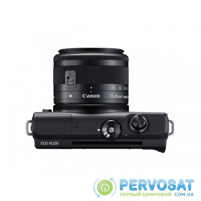 Цифр. фотокамера Canon EOS M200 + 15-45 IS STM Black