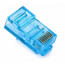 Конектор RJ45 cat.5e UTP 8P8C Blue 100 шт Merlion (05355) Конектор RJ45 cat.5e UTP 8P8C Blue 100 шт Merlion (05355)