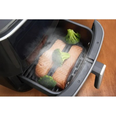 Мультипіч Tefal Easy Fry Grill&Steam, 1430Вт, чаша-6.2л, сенсорне керув., 8 програм, пластик, чорний