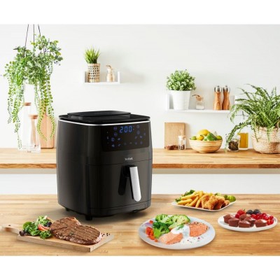 Мультипіч Tefal Easy Fry Grill&Steam, 1430Вт, чаша-6.2л, сенсорне керув., 8 програм, пластик, чорний