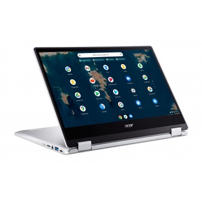 Ноутбук Acer Chromebook Spin CP314-1HN 14" FHD IPS, Intel C N4500, 8GB, F128GB, UMA, ChromeOS, сріблястий