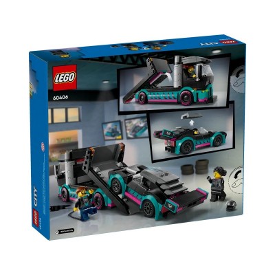 Конструктор LEGO City Автомобіль для перегонів й автовоз