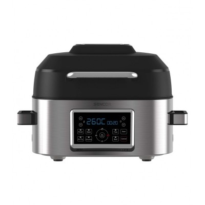 Мультипіч Sencor Vita, 1660Вт, чаша-6л, сенсорне керув., 40-265°C, 7 програм, метал/пластик, сіро-чорний