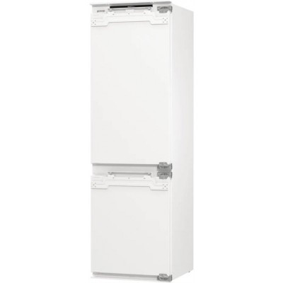 Холодильник Gorenje вбудований з нижн. мороз., 177x69x55см, 2 двері,252(76)л, А+, NF+, Зона св-ті, Диспл, Wi-Fi, Біли