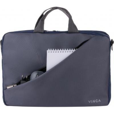 Сумка для ноутбука Vinga 15.6" NB180GR gray-blue (NB180GR)