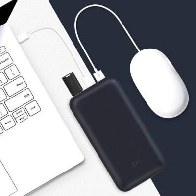 Батарея универсальная ZMi QB815 15600mAh Type-C 2*USB QC2.0/3.0 Black (Ф00670)