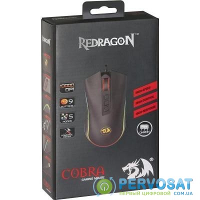 Мышка Redragon Cobra RGB Black (75054)