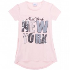 Футболка дитяча Breeze "NEW YORK" (1281-134G-peach) Футболка дитяча Breeze "NEW YORK" (1281-134G-peach)