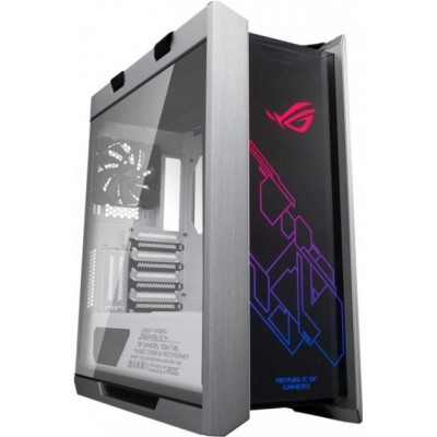 Корпус ASUS GX601 ROG Strix Helios White Edition, без БП, 5xUSB3.1, 4x140мм Fan, Tempered Glass front right left side, EATX, білий, aluminum frame, Aura Sync RGB