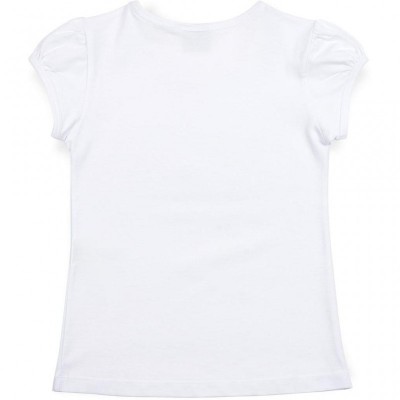Футболка дитяча Lovetti белая (31002-128G-white)