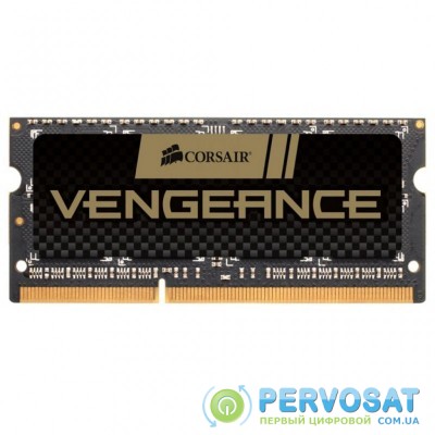 Модуль памяти для ноутбука SoDIMM DDR3 8GB 1600 MHz Vengeance Black CORSAIR (CMSX8GX3M1A1600C10)