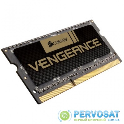Модуль памяти для ноутбука SoDIMM DDR3 8GB 1600 MHz Vengeance Black CORSAIR (CMSX8GX3M1A1600C10)