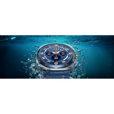 Смарт-годинник Samsung Galaxy Watch Ultra (2025) 47мм e-SIM (L705) 1.5", 480x480, sAMOLED, BT 5.3, NFC, 2/64ГБ, синій титановий