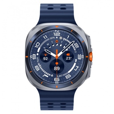 Смарт-годинник Samsung Galaxy Watch Ultra (2025) 47мм e-SIM (L705) 1.5", 480x480, sAMOLED, BT 5.3, NFC, 2/64ГБ, синій титановий