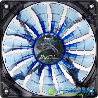 Кулер для корпуса AeroCool Shark Fan Blue LED
