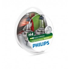 Лампа галогенна Philips H4 LongLife EcoVision, 2шт/блістер Лампа галогенна Philips H4 LongLife EcoVision, 2шт/блістер