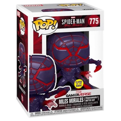 Funko Коллекционная фигурка Funko POP! Bobble Marvel Games Miles Morales Miles Programmable Matter Suit (GW) (Exc) 54436