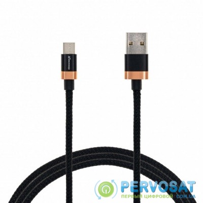 Дата кабель USB 2.0 AM to Micro 5P 1.0m Grand-X (FM07CB)