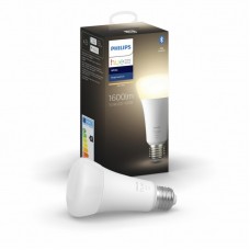 Розумна лампочка Philips Hue E27, 15.5W, White, BT, DIM (929002334903) Розумна лампочка Philips Hue E27, 15.5W, White, BT, DIM (929002334903)