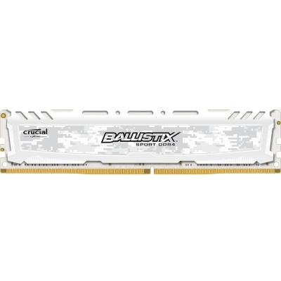 Модуль памяти для компьютера DDR4 8GB 2666 MHz Ballistix Sport LT White MICRON (BLS8G4D26BFSCK)