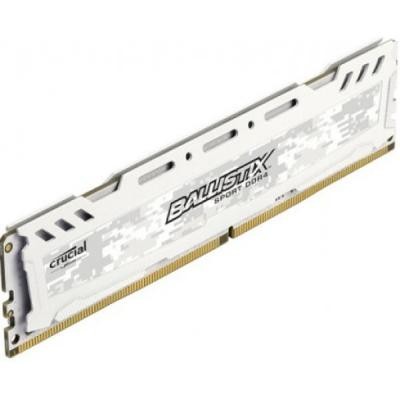 Модуль памяти для компьютера DDR4 8GB 2666 MHz Ballistix Sport LT White MICRON (BLS8G4D26BFSCK)