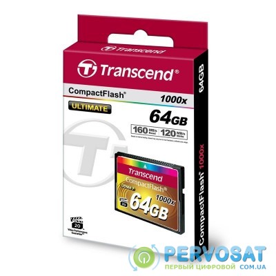 Transcend 1000x CompactFlash (Ultimate)[TS64GCF1000]
