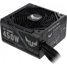 Блок живлення ASUS TUF GAMING  (450W), >90%, 80+ Bronze, 135мм, 1xMB 24pin(20+4), 2xCPU 8pin(4+4), 4xMolex, 5xSATA, 2xPCIe 8pin(6+2), TUF-450B-GAMING