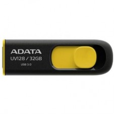 USB флеш накопичувач ADATA 32GB UV128 Black-Yellow USB 3.0 (AUV128-32G-RBY)