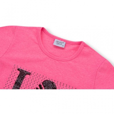 Набір дитячого одягу Breeze з написом "LOVE" із паєток (8307-116G-pink)