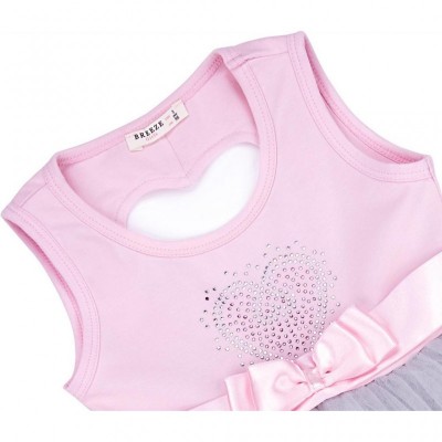 Плаття Breeze сарафан із фатіновою спідницею і серцем (10862-116G-pink)