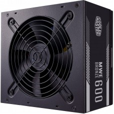 Блок живлення Cooler Master MWE 600 Bronze V2,600W,12cm fan,a/PFC,24+8,4xPeripheral,6xSATA,2xPCIe