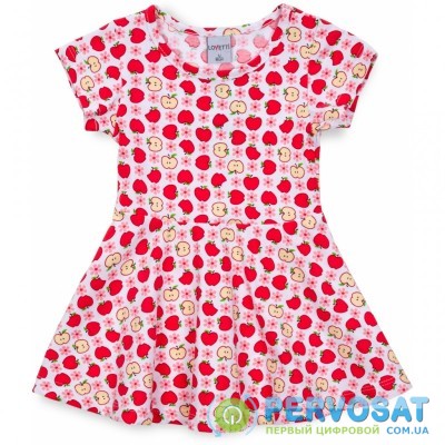Платье Lovetti яблочки (5910-99-98G-coral)