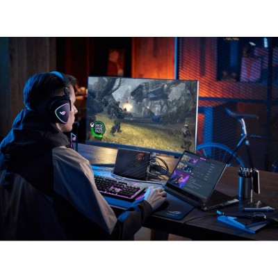 Ноутбук ASUS ROG Flow X13 GV302XV-MU019 13.4" QHD+ IPS Touch, AMD R9-7940HS, 16GB, F1TB, NVD4060-8, noOS, Чорний